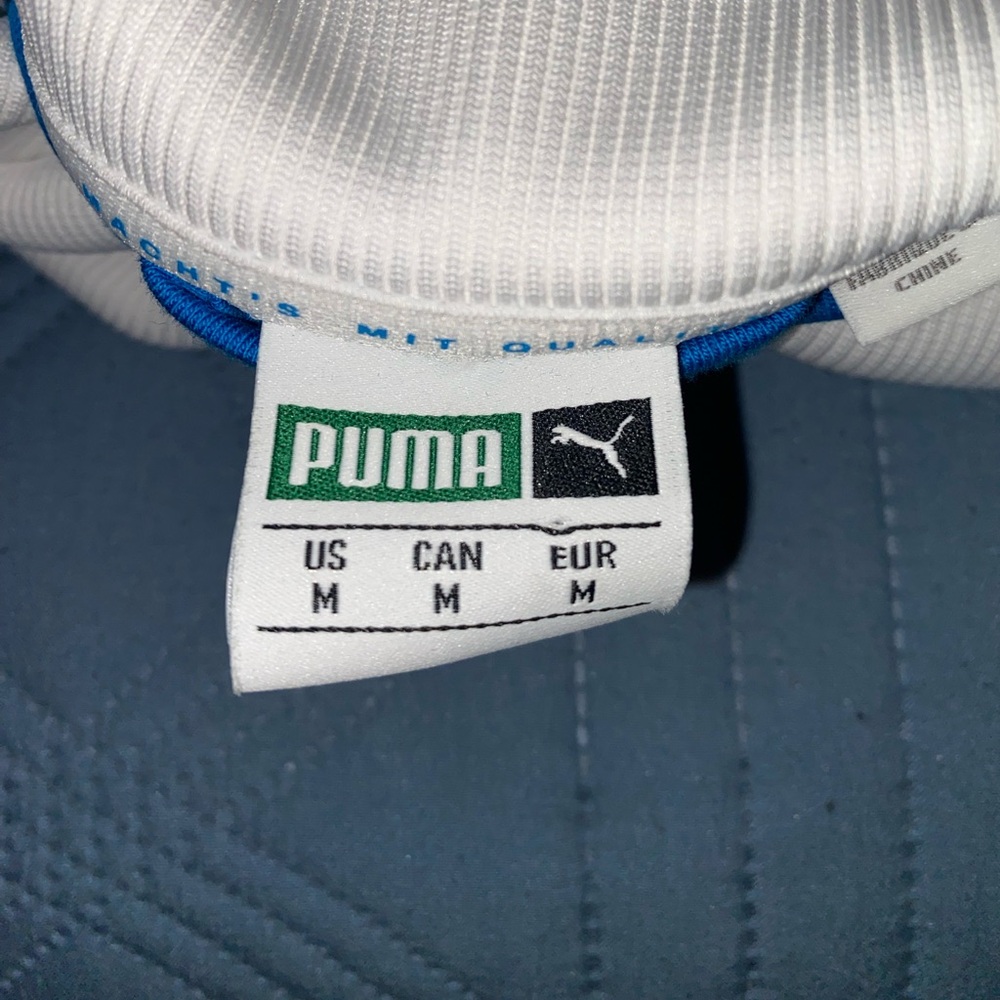 Puma White and Blue Jacket - Picture 3 of 3